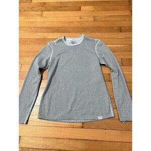 Patagonia Size S Capilene 3 Midweight Crew Neck Long Sleeve Top Gray